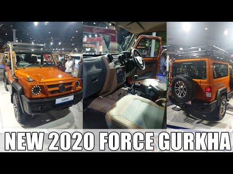 2020 Force Gurkha BS6 unveiled | Auto Expo 2020