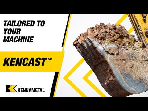 KenCast™: Tough Protection for Excavator Buckets | Kennametal