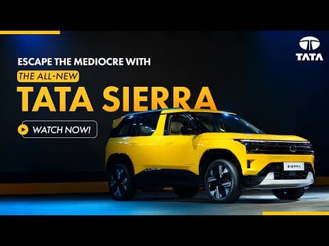 The All-New Tata Sierra: Escape the Mediocre | #FirstLook​