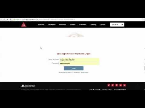Creating User Using ACS for your App