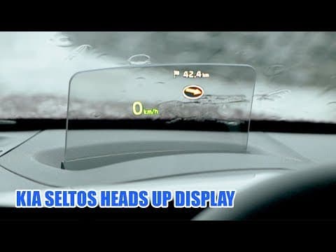 Kia Seltos Heads Up Display #HUD Explained