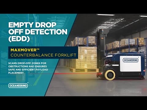 How the MaxMover™ Counterbalance Forklift's EDD Technology Prevents Accidents | Oceaneering