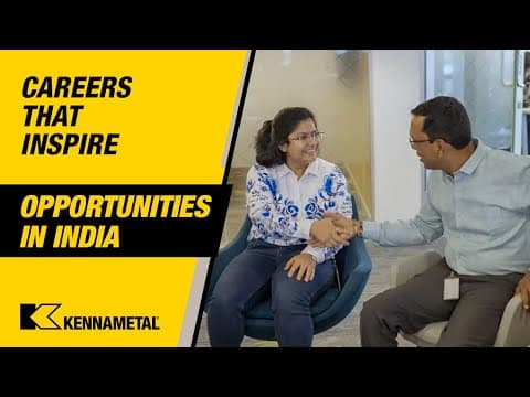 A Kennametal Career that Inspires You - India