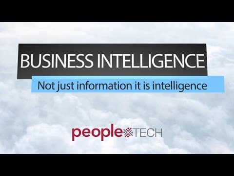 Business Intelligence (BI) Solutions - People Tech