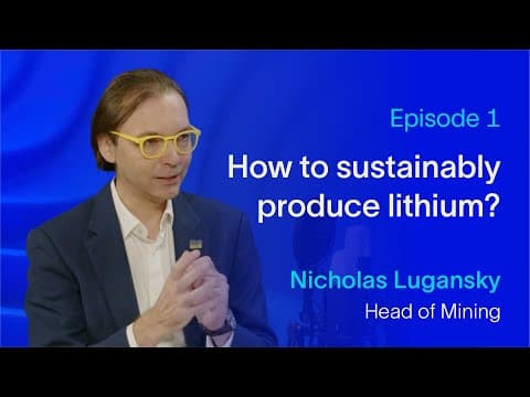 How to Produce Lithium Faster and More Sustainably