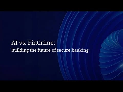 AI vs. FinCrime: Building the future of secure banking
