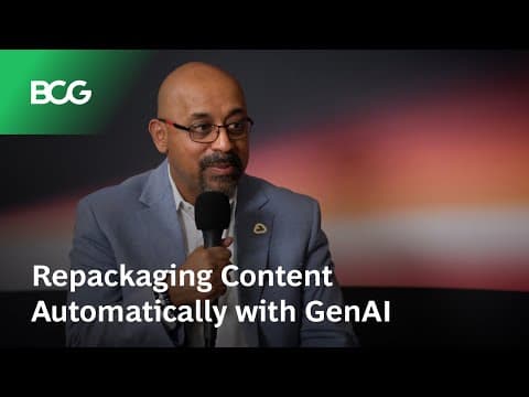 Repackaging Content Automatically with GenAI