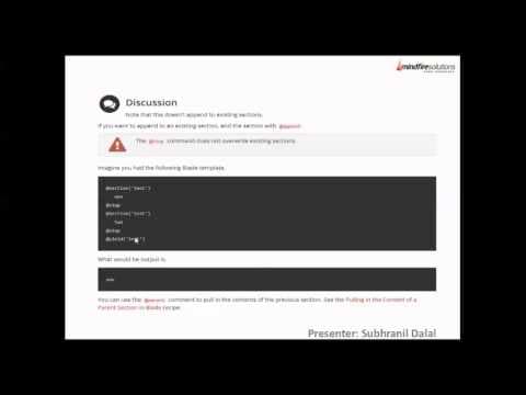 Seminar on Laravel Blade Template