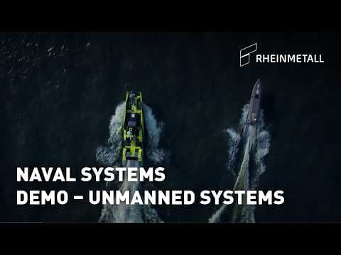 Live-Präsentation – Unbemannte Systeme der Division Naval Systems 🎥