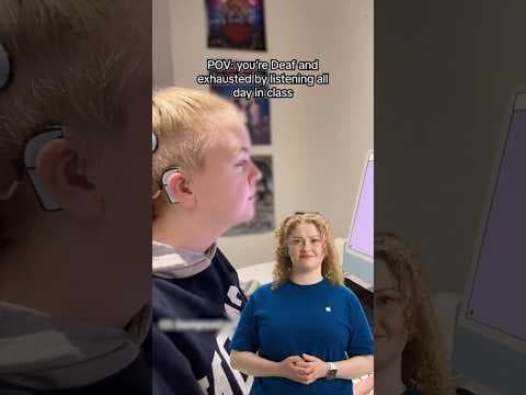 Use Live Captions to follow along. Tip from Roxie at the Apple Store.