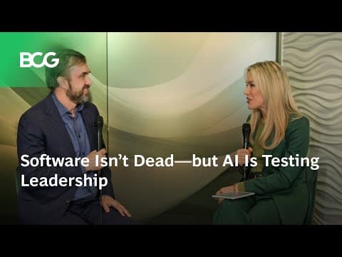 Software Isn’t Dead—but AI Is Testing Leadership