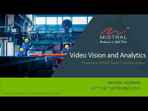 Video Vision and Analytics - Webinar
