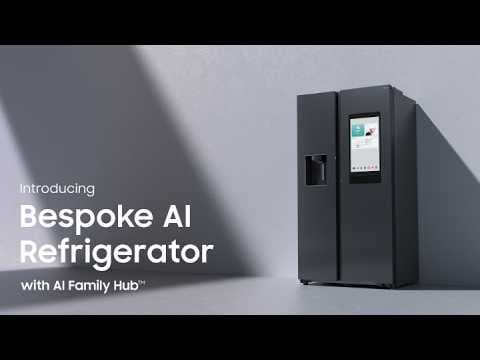 Introducing Bespoke AI Refrigerator Side-by-Side | AI Family Hub™ | Samsung
