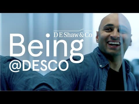 Being@DESCO: Jameson (The D. E. Shaw Group)