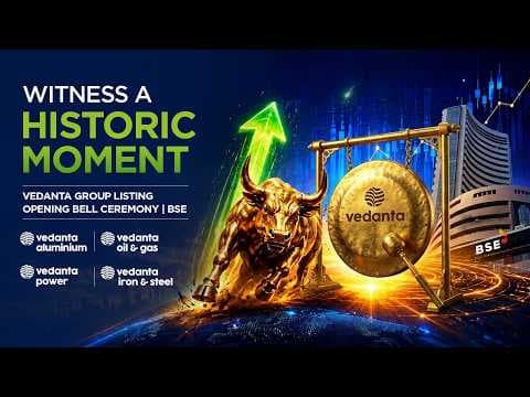 LIVE: Vedanta’s Historic Listing Ceremony | BSE | June 15 | 9:30 AM