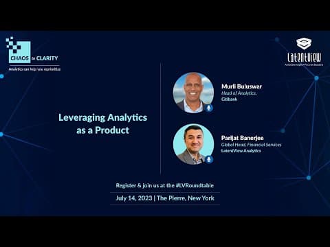 Leveraging Analytics as a Product | LatentView Analytics Roundtable