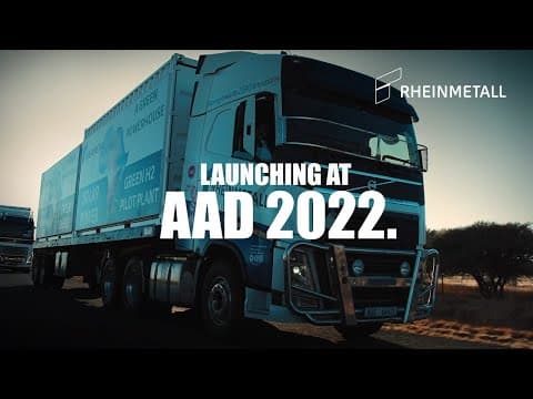 Rheinmetall – Hydrogen Pioneer - Launching at AAD 2022