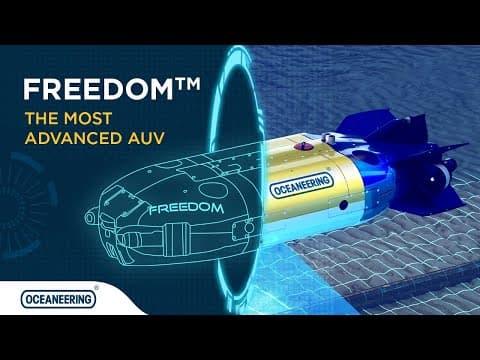 Freedom™ - The Most Advanced AUV | Oceaneering