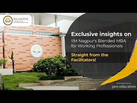 Top IIM Nagpur Faculty on the Blended MBA Experience | Learn from India’s Leading Professors