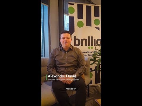 Brillio Pit Crew #9 – Alexandru David, Software Development Manager, Brillio