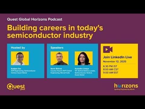 Building your career in the Semiconductor Industry - A guide