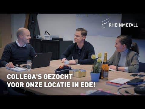 Rheinmetall Defence Nederland – Collega's gezocht voor onze locatie in Ede!