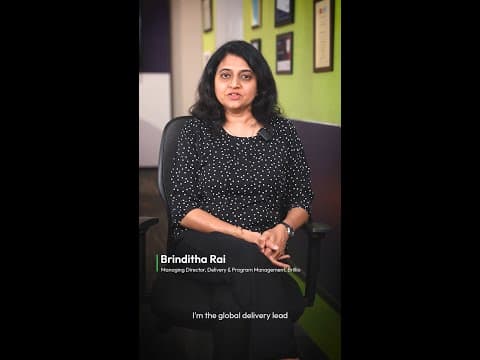 Brillio Pit Crew #5 – Brinditha Rai, MD, Delivery & Program Management, Brillio