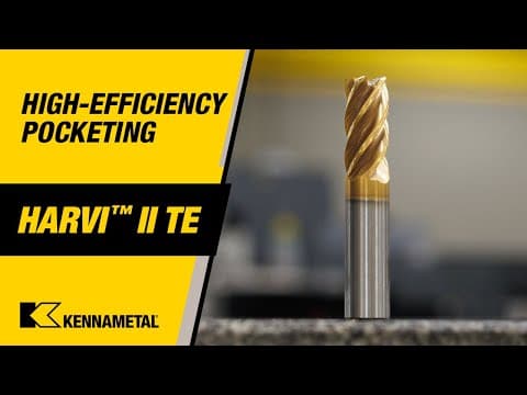 High-Efficiency Pocketing - HARVI™ II TE