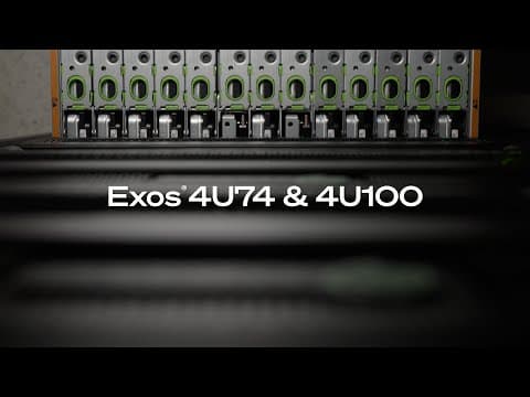 Seagate | Exos 4U74 and 4U100: Engineered for the Data Demands of Tomorrow