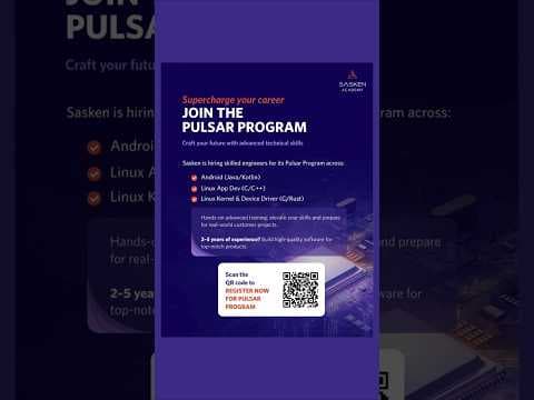 Supercharge Your Career with Sasken's Pulsar Program!