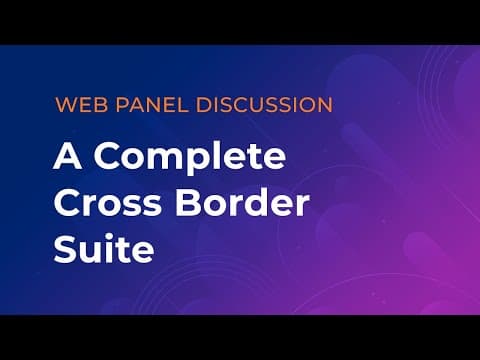 Web Panel: A Complete Cross border Suite