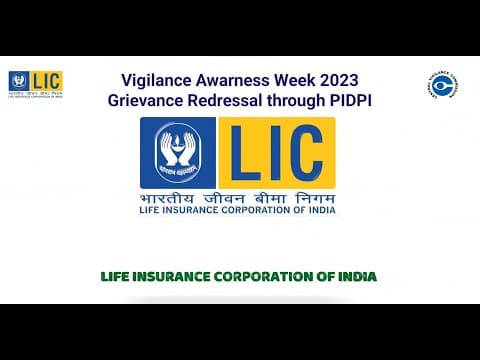 LIC - PIDPI Vigilance Awareness Week 2023 (Animation Video)