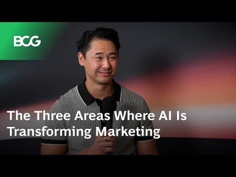 The Three Areas Where AI Is Transforming Marketing