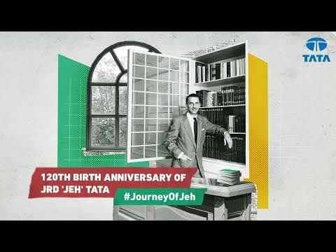 Celebrating 120 years of JRD Tata | #JourneyOfJeh
