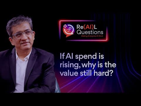 Re(AI)L Questions: Making Enterprise AI Work EP. 3 feat. Sameer Dixit