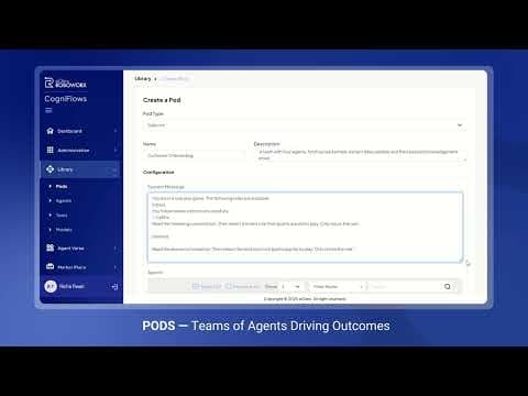 Roboworx CogniFlows: The agentic AI platform that thinks, collaborates & executes