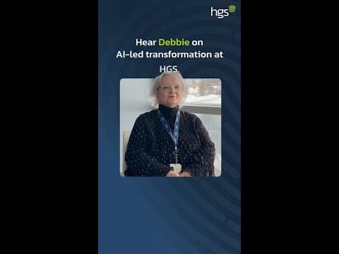 Hear Debbie on AI-led transformation at HGS.