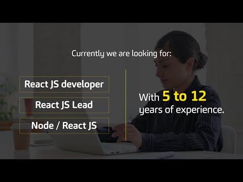 We Are Hiring #ReactJS Developers and Leads with 5-12 Yrs of Experience
