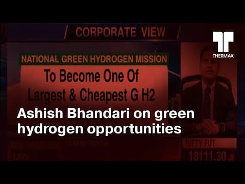 Ashish Bhandari on green hydrogen opportunities | ET Now | 19 Jan 2023.