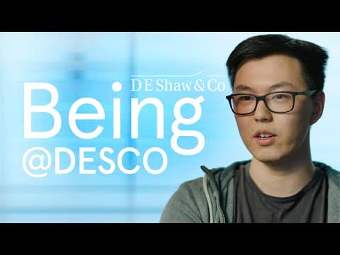 Being@DESCO: Andrea (The D. E. Shaw Group)