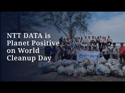 NTT DATA is Planet Positive on World Cleanup Day