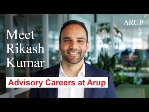 Advisory careers at Arup in the Asia Pacific: meet Rikash Kumar