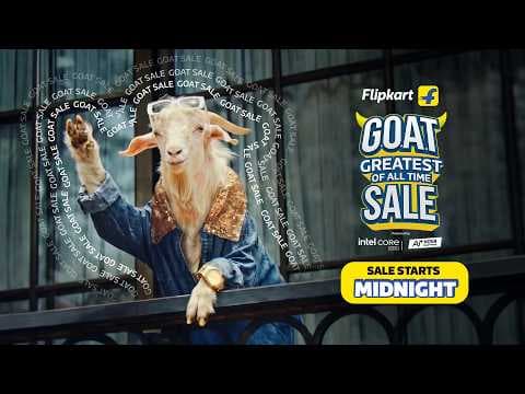 Flipkart GOAT Sale | Sale starts Midnight