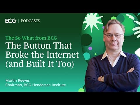The Button That Broke the Internet (and Built It Too) | The So What from BCG