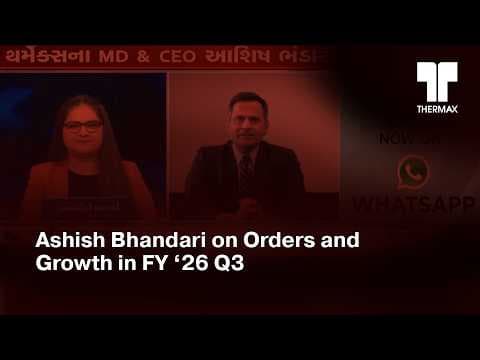 Ashish Bhandari on Orders and Growth in FY ‘26 Q3 | CNBC Bajar Earnings | 09 February 2026