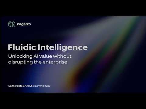 Nagarro's Fluidic Intelligence Approach | Gartner Data & Analytics Summit 2026