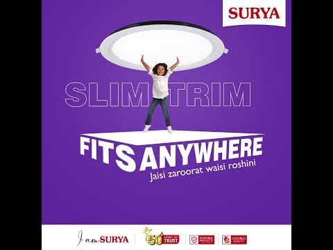 Surya Slim Trim Downlighter - the perfect fit for any space. #suryaslimtrim