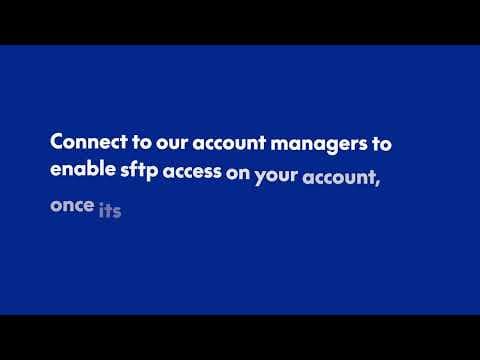 How to create SFTP credentials to access your SFTP dropbox