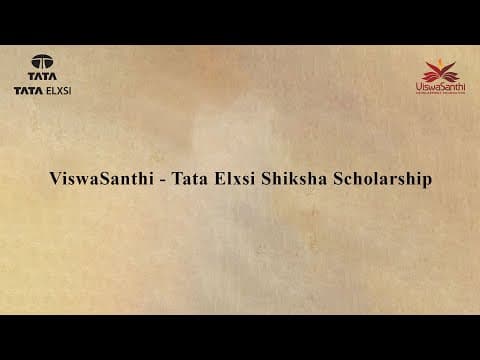 ViswaSanthi - Tata Elxsi Shiksha Scholarship Initiative | Nahas