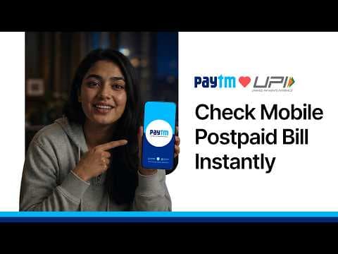 How to Check Your Mobile Postpaid Bill Online 📱 | Paytm Mobile Bill Check & Payment | #paytmkaro